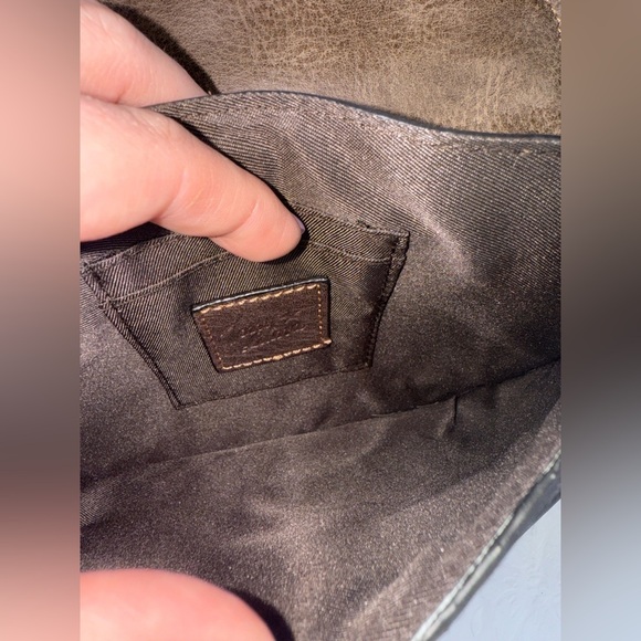 NWT Tony Lama Brown and Black Leather Women's Bag - Picture 4 of 6